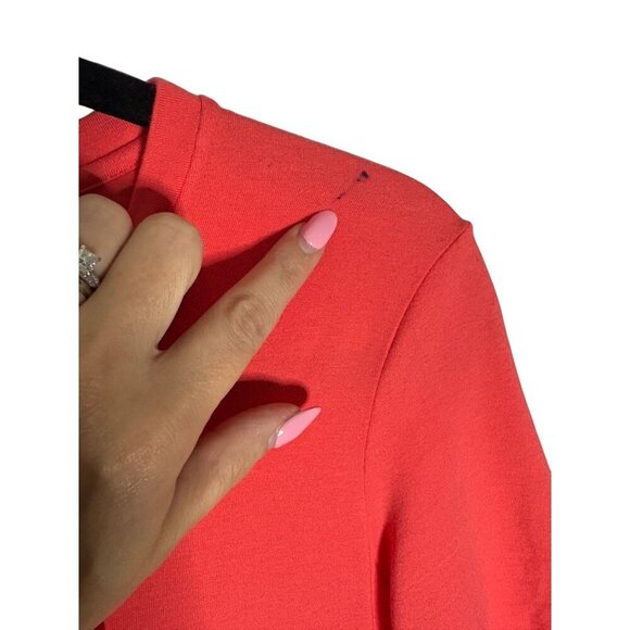 NWT Theory Neon Pink Cherry T-Shirt Dress-sz Small - Picture 6 of 7